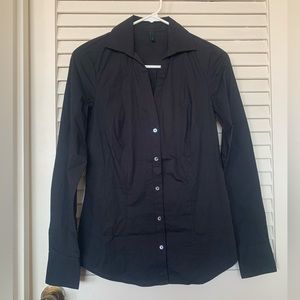 Black button down shirt